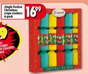 Jingle Festive Christmas Crepe Crackers-6-Pack