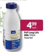 PnP Long Life Milk Assorted-500ml