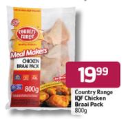 Country Range IQF Chicken Braai Pack-800gm