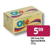 Ole Low Fat Spread Brick-500g