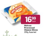 Melrose Processed Cheese Slices Assorted-200g Each