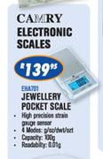 Camry Electronic Jewellery Pocket Scale-100g