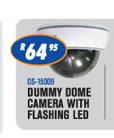 Dummy Dome Camera With Flashing LED