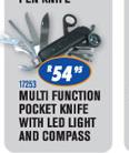 Multi Function Pocket Knife With LED Light And Compass