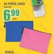 A5 Pencil Bags Assorted Each