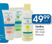 Yardley Oatmeal Skin Care Products-Each
