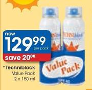 Techniblock Value Pack-2x150ml
