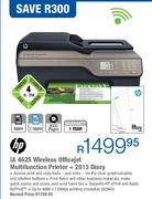 HP IA 4625 Wireless Officejet Multifunction Printer + 2013 Diary