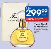 Van Cleef & Arpels First Eau De Toilette-30ml Each