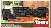 Miami 3 Piece Lounge Suite