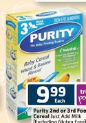 Purity 2nd Foods Cereal Assorted -200g