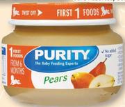 Purity 1st Foods Jars Assorted -80ml