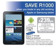 Samsung Galaxy 7" P3100 Tablet
