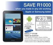 Samsung Galaxy 7" P3100 Tablet