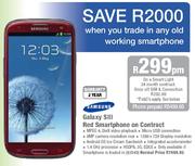 Samsung Galaxy SIII Red Smartphone