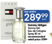 Tommy HIMger Tommy Girl Eau De Cologne Spray-30ml