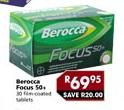 Berocca Focus 50+-30 Film Coated Tablets