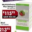 MultiVit Choice Plus Omega 3-60 Capsules