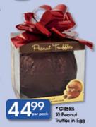 Clicks 10 Peanut Truffles In Egg-Per Pack