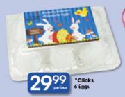 Clicks 6 Eggs-Per Pack