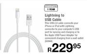 Lightning To USB Cable
