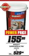 Build IT Super Acrylic PYA-White 20ltr