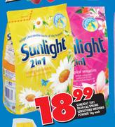 Sunlight 2 in 1 Tropical/Spring Sensations Washing Powder-1kg Each