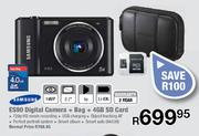 Samsung ES90 Digital Camera + Bag + 4GB SD Card