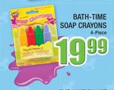 Bath Time 4 Piece Soap Crayons