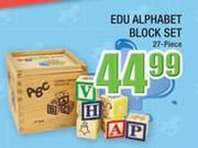 Edu Alphabet 27 Piece Block set