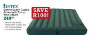 Downy Queen Classic Airbed With Pump 