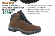 Hi-Tec Men's & Women's Altitude IV Waterproof Hiking Boots