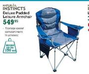 Natural Instincts Deluxe Padded Leisure Armchair-Each