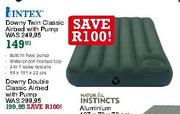 Downy Twin Classic Airbed With Pump 