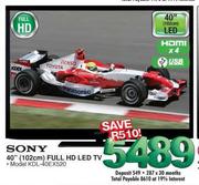 Sony 40"(102cm) Full HD LED TV(KDL-40EX520)