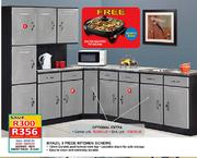 Brazil 3 Piece Kitchen Scheme + Free Salton Electric Frying Pan