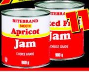 Ritebrand Apricot/Mixed Fruit Jam-900g Each