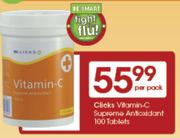 Clicks Vitamin-C Supreme Antioxidant 100 Tablets-Per Pack