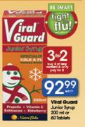 Viral Guard Junior Syrup 200ml Or 60 Tablets-Each