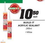 Build It Acrylic Sealant-280ml White Each