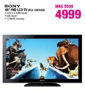 Sony 40" FHD LCD TV(KLV-40BX450)