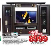 4 Piece London Wall Unit