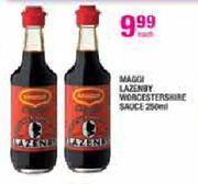 Maggi Lazenby Worcestershire Sauce-250ml Each