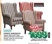 Lenzo,Venice Wingback Each