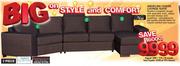 Angelina 3 piece Chaise Lounge Suite