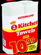 Ritebrand 2-Ply Roller Towels-2's