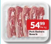 Pork Rashers Bone In-Per Kg