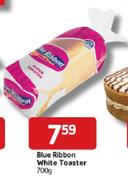 Blue Ribbon White Toaster-700gm