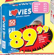 LOvies Disposable Nappies-Per Pack