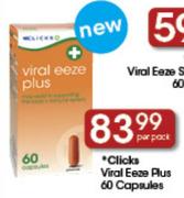 Clicks Viral Eeze Plus Capsules-60's